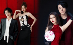 'Ngộp' visual với bộ ảnh Tết đỏ rực của Trương Quỳnh Anh và nam chính trong phim mới