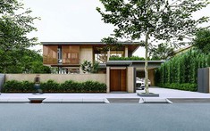 Phương án thiết kế biệt thự vườn hiện đại 2 tầng 200m2