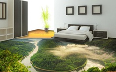 Gạch lát nền 3D và ứng dụng thực tế trong xây dựng