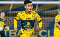 Quang Hải xuống đá cho đội B của Pau FC nhưng vẫn 'tịt ngòi'