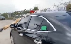Phẫn nộ trước hành vi trốn đo nồng độ cồn, hất CSGT lên nắp capo tại Vĩnh Phúc