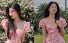 Đụng hàng váy hoa, hoa hậu Thanh Thủy chịu cảnh thua xa đàn chị Phương Nhi?