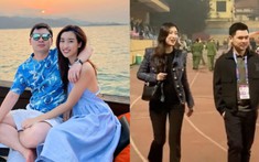 Ông xã Đỗ Mỹ Linh gây tranh cãi khi kém ga lăng, 'bơ đẹp' bà xã hoa hậu