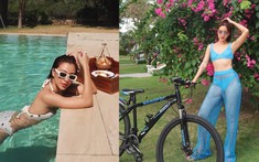 Tú Hảo khoe loạt ảnh bikini 'bỏng mắt': Ai còn nói quán quân The Face 2017 mãi một màu?