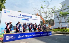 The Pearl Riverside: Tăng tốc xây dựng Trường Mầm non The Pearl One – tiện ích nội khu cao cấp