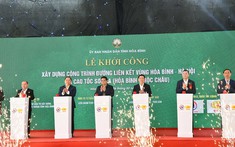 Khởi công đường liên kết vùng Hòa Bình - Hà Nội và cao tốc Sơn La