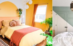 Ý tưởng trang trí tường phòng ngủ đầy màu sắc chào đón hè