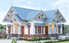 Mẫu nhà mái thái đẹp sang trọng được nhiều người yêu thích