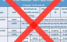 Bộ GD&ĐT cảnh báo lịch thi THPT Quốc gia 2023 bị giả mạo