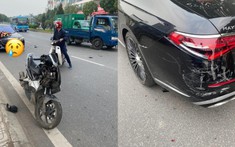 Nam thanh niên chạy Air Blade tông thẳng vào Maybach đang trên đường rước dâu