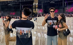 Diệu Nhi được Anh Tú đưa đi xem concert BLACKPINK, cả hai khiến fans 'cười ngất' với chiếc áo 5 thành viên