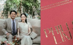 Phillip Nguyễn - Linh Rin hé lộ thiệp cưới, sang trọng chuẩn đám cưới hào môn