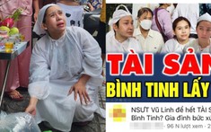 Nghệ sĩ Bình Tinh bức xúc lên tiếng khi bị đồn lấy hết tài sản của NSƯT Vũ Linh