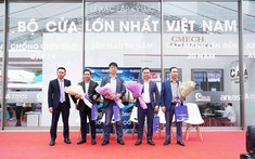 Xác lập bộ cửa lùa nhôm kính lớn nhất Việt Nam