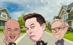 Warren Buffett, Jeff Bezos và Elon Musk mạnh tay đầu tư vào bất động sản