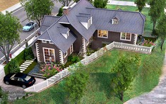 Top 10 mẫu biệt thự 1 tầng 3 phòng ngủ đẹp đang thịnh hành