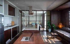Căn hộ 2 phòng ngủ tối giản có hẳn nhà dành cho thú cưng của gia chủ độc thân tại Hà Nội