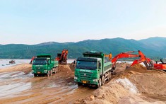Nhiều vi phạm trong hoạt động khai thác cát xây dựng, Quảng Nam đề nghị công an vào cuộc