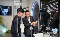 Nhiều sản phẩm thiết bị vệ sinh, gạch đá trang trí được giới thiệu tại Vietbuild Hà Nội 2023