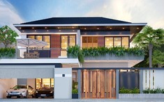 Top 9 mẫu thiết kế biệt thự mini 2 tầng đẹp theo xu hướng 2023