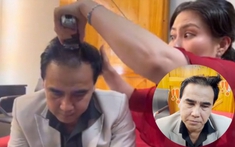 'Thót tim' với khoảnh khắc Ngọc Lan vô tình cạo tóc Quyền Linh ngay trước giờ lên sóng