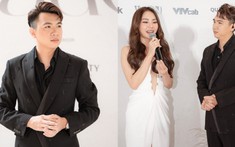 MC Quốc Đạt lịch lãm, câm trịch thảm đỏ 'Shadow Show' của NTK Lê Thanh Hòa