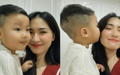 Hòa Minzy được khen ngợi với quan điểm: Không bắt con học ngày đêm, chỉ cần ngoan ngoãn là đủ