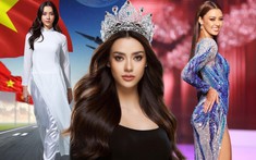 Hoa hậu Hoàn vũ Thái Lan Amanda Obdam đến Việt Nam làm nàng thơ trong BST áo dài của NTK Võ Việt Chung
