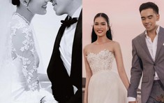 Hé lộ bức ảnh cưới đầu tiên của á hậu Phương Anh và bạn trai doanh nhân: Hôn lễ cổ tích không còn xa?