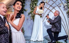 Cổ Ngân - chân dài 26 tuổi nối lại tình xưa với đại gia 72 tuổi