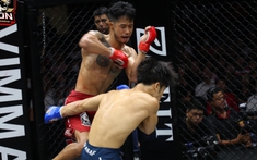 Video: Đồ đệ của Johnny Trí Nguyễn đấm đối thủ 'lên bờ xuống ruộng'
