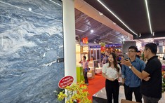 Ra mắt tấm đá khổ lớn công nghệ vân xuyên sáng “made in Vietnam”