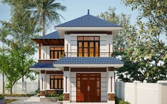 Xem Ngay Mẫu Nhà Chữ L 2 Tầng 600 Triệu Đẹp Năm 2023