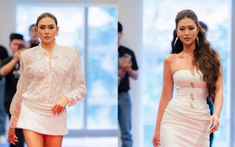 Võ Hoàng Yến, Thiên Ân xuất hiện thần thái, làm giám khảo trong buổi casting model của NTK Đỗ Long