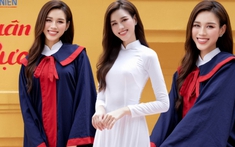 Hoa hậu chăm diện áo dài nhất gọi tên Đỗ Hà: Chụp kỷ yếu vẫn nền nã chuẩn 'chánh cung'