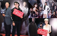 Đi cinetour chưa đã, Quốc Cường - Huỳnh Thi lại tranh thủ giao lưu với khán giả tại họp báo “Fast X”