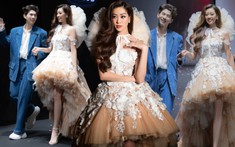 Hoa hậu Khánh Vân tái xuất sàn runway, diễn vedette cho BST ấn tượng của NTK Nguyễn Minh Công