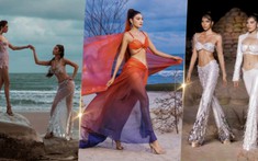 Kỳ Duyên - Minh Triệu diễn vedette, Võ Hoàng Yến - Minh Tú catwalk trên đá rêu tại show diễn 'Rhythm' của NTK Đỗ Long