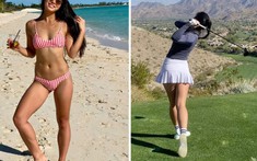 Nữ golfer nóng bỏng nhất hành tinh bị cấm thi đấu vì quá gợi cảm