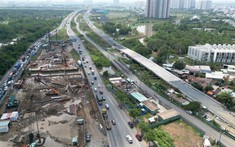 Cận cảnh công trường xây dựng nút giao thông lớn nhất TP.HCM sau nửa năm thi công