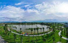 45 ngày biến vùng đất hoang sơ ven sông Lam thành đại công viên xanh