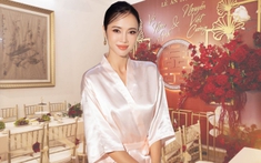 Lễ ăn hỏi của Cường Seven - Vũ Ngọc Anh: Không gian đẹp như tranh, cô dâu xuất hiện nền nã
