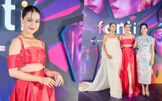 NSND Lê Khanh được con gái màn ảnh Thảo Tâm 'hộ tống' đến buổi ra mắt Fanti