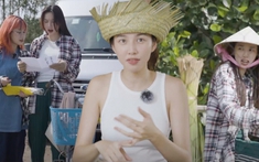 Thùy Tiên cùng MisThy về Tiền Giang “xin việc kiếm cơm”,  tôn vinh nghề nông Việt Nam