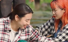 Thùy Tiên - MisThy học nghề làm bánh tráng sữa, góp tiền mua bánh kem tặng người dân