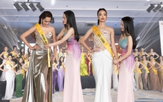 Thí sinh Miss Grand Vietnam 2023 khoe vẻ lộng lẫy khi nhận sash: 'Cuộc chiến nhan sắc' khai màn