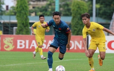U23 Việt Nam vất vả đánh bại 'quân xanh' U21 Hà Nội