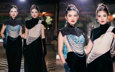 Hai mỹ nhân được NTK Đinh Văn Thơ giao 'trọng trách' đặc biệt trong show 'Trăng là...'