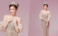 Hoa hậu Hải Dương khoe lưng trần gợi cảm trong bộ ảnh mới