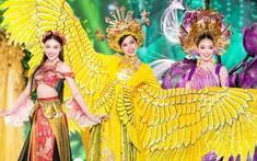 Đêm National Costume - Miss Grand Vietnam: Lê Hoàng Phương - Thùy Vi 'gây bão' khi cùng hóa nàng Tấm